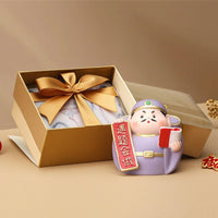 Scholar Figurine Cute Desk Ornament Miniature for Students