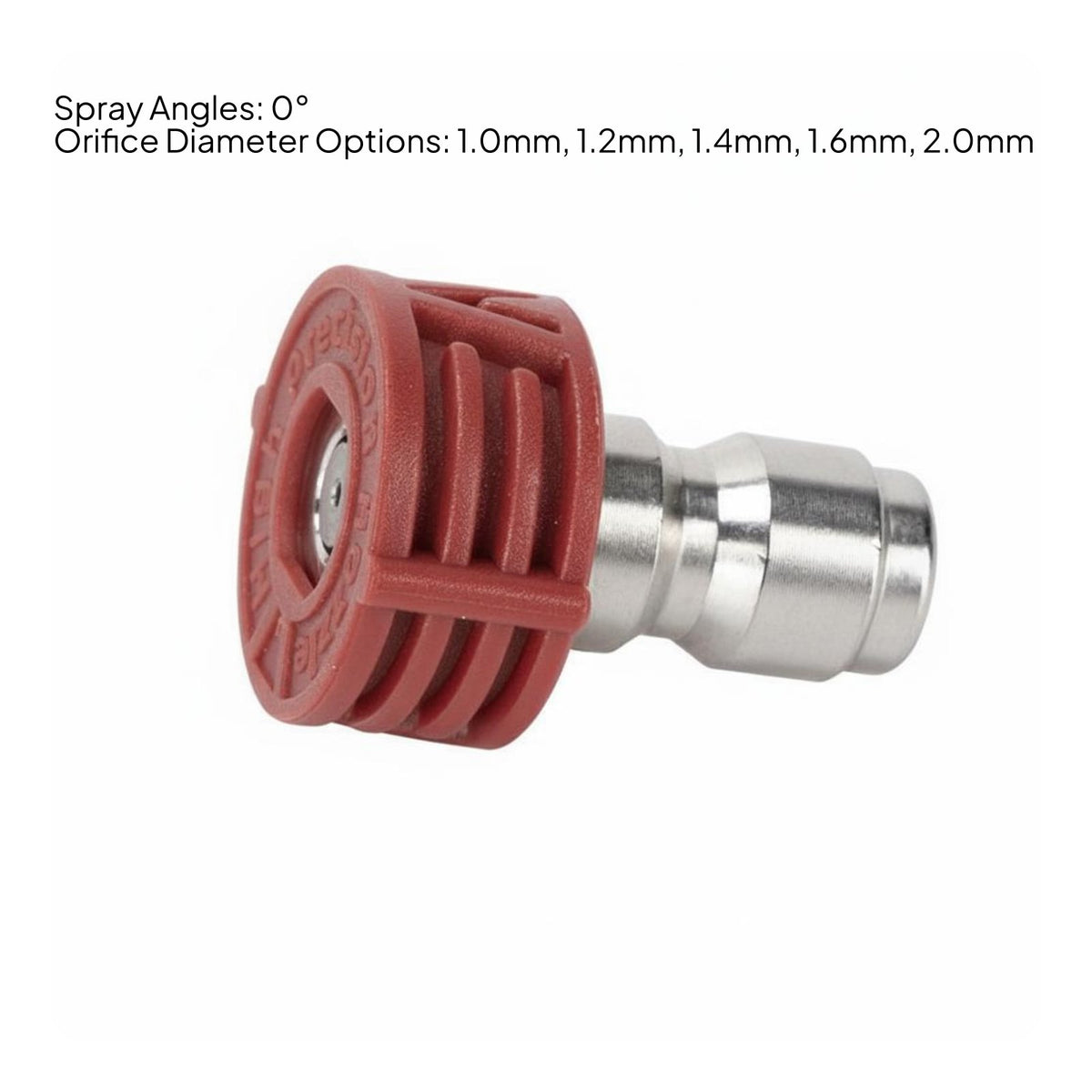 Long-Lasting 1/4 Inch Quick Connect Nozzle Wear-Resistant Fan Spray Car Wash Nozzle Heavy Duty for Outdoor Cleaning