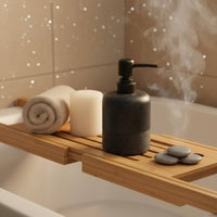 Resin Soap Pump Bottle Refillable Lotion Dispenser with Pump Ribbed Shampoo Dispenser Versatile Bathroom Accessory