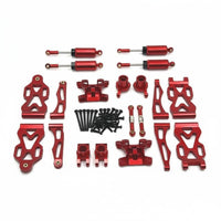 20 Pieces 1/16 Scale Metal Upgrade Kit 1/16 Scale Shock System Kit Wear Resistant