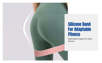 Silicone Elastic Band, Stretch Loop, Fitness Circle, Unisex, Glute Training, Strength Exercise