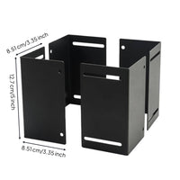 Post Protector with Screws Easy-to-Install Metal Post Sleeve with Boring Tool Heavy-Duty Hardware for Contractors