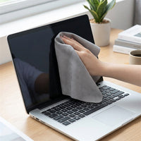 Nanoscale Microfiber Cleaning Cloth and Screen Wipes, 40x40cm Microfibre Cleaning Cloth, Lint Performance for Eyeglasses, Phone Screens and Monitors