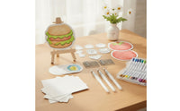 Textured Drawing Kit Textured Craft Kit with Easel Mixed Media Art Set for Kids, Beginners, Classroom