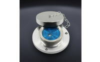 Circular Bubble Level Brushed Silver Round Bubble Level Precision for Cranes
