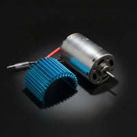 RC Motor with Heat Sink Overheating Brushed Motor with Thermal Sink Cylindrical Aluminum Heat for Hobby Repair