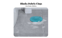 Drain-Clearing Drain Strainer Flexible Silicone Sink Strainer Easy to Strong Grip Cup Drain Cover for Renters, Families, Kitchen, Bathtub