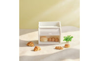 Realistic Design 1:12 Scale Bread Cabinet Miniature Bread Box for Collectors, Kids, Miniature Scene