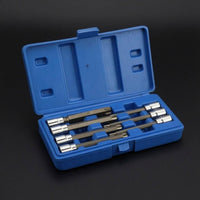 7 Pieces Hex Star Socket Bit Set T25 T30 T-40 T45 T50 T55 T60 3/8-Inch Hex Star-Shaped Driver Set 110 Mm Long Repair Tool for Manufacturing Work