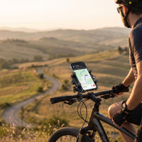Handlebar Phone Mount Anti-Vibration Handlebar Phone Holder Shock-Absorbing