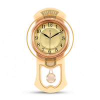 Wall Clock with Pendulum Large Numeral Pendulum Wall Clock Easy-to-Read Classic for Homeowners, Living Room, Entryway