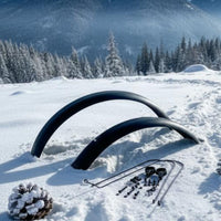 26x5.0 Inch Tire Fenders Full Coverage Cold-Weather Bike Splatter Guards for Beach