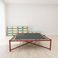 High Elasticity Rebound Mat Mesh Wear-Resistant Trampoline Replacement Mat Easy to Install for Children, Backyard