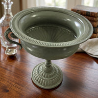 Pedestal Urn Planter Decorative Pedestal Planter Rustic for Garden, Gardeners