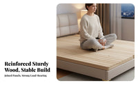 Foldable Bed Board Firm Surface Foldable Bunkie Board Easy Storage Mattress Support for Seniors, Students, Bedroom, Dormitory, Guest Room