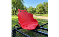 Drift Cart Seat Molded Kart Seat with Handles High-Back Contoured for DIY Builders