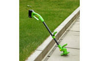 Adjustable Head Grass Trimmer with Battery and Charger Electric Cordless Grass Trimmer Rechargeable Garden Tool Easy to Use for Homeowners