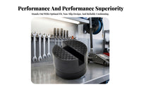 Crosshatched Shock-Absorbing Jack Pad Black Rubber Jack Pad Cushioning Pinch Weld Adapter Non-Slip