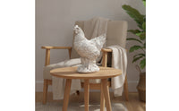 Chicken Figurine Farmhouse Cockerel Figurine Hand-Painted for Collectors