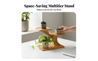 Tiered Plant Stand Multitier Design Mini Tiered Pot server storageSaving