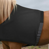 Anti-Rub Horse Vest with Velcro Breathable Horse Bib Stretch Shoulder Guard Defensive for Horses, Equestrians, Stable, Grooming, Transport