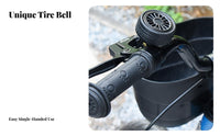 Crisp and Loud Sound Cartoon Bike Bell Cute Design Cartoon Bike Bell Easy Installation for Toddlers, Tricycle, Outdoor Activities, Commuting