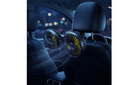 Adjustable Two-headedHead Car Fan Compact Car Seat Fan Energy-Saving Long-Lasting for Passengers