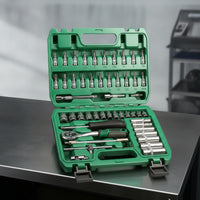 1/4-Inch Drive Bent-Handle Socket Wrench Offset Socket Wrench Kit Tight Areas Ergonomic for DIYers, Home Maintenance
