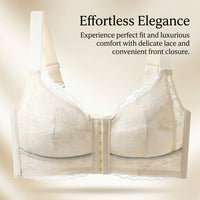 Front Closure Bra for Women with Full Coverage and Thin Padded Cups, Minimizer with Hook for Large Bust and Daily Support