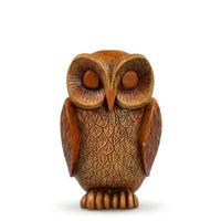 Owl Figurine Resin Owl Statue Rustic for Shelf, Desk, Home Decorators