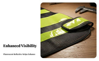Reflective Safety Vest Full-Circle Protection High Visibility Vest Lightweight for Security Guards, Parking Lots, Warehouses