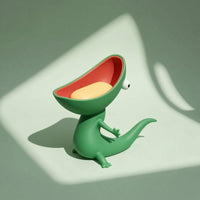 3D-Printed Lizard Soap Holder Novelty Lizard Holder with Drainage Quirky Soap Dish with Drain Hole Decorative for Homeowners, Bathroom, Entryway, Desk
