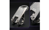 65 Degree Stem Aluminum Alloy Stem with Split Clamp CNC Machined Component for Mountain Bikers, Cyclists