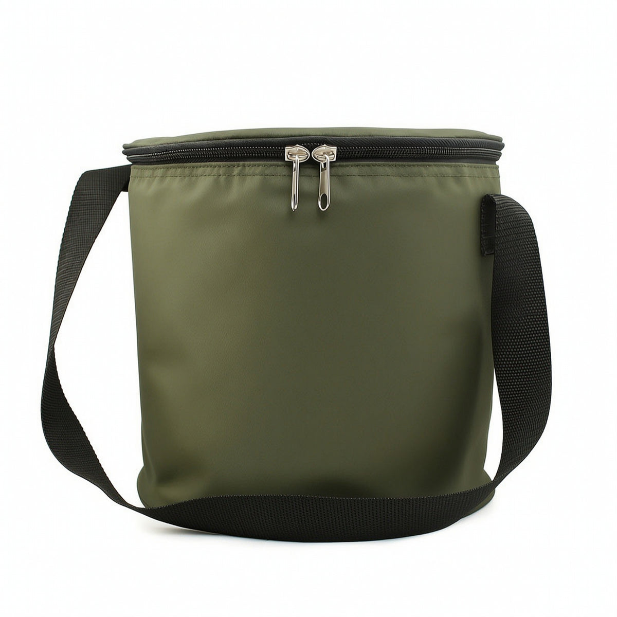 Sports Storage Bag with Shoulder Strap Zippered Cylindrical Gear Bag with Zipper Portable Multifunctional for Athletes, Gym