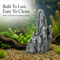 Aquarium Mountain Ornament Fish Tank Decoration Resin Rockery Landscape Creative Planter Micro-Landscape