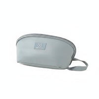 PU Leather Lingerie Case Waterproof Portable Bra Storage Bag Wide Opening Multi-Compartment Underwear Pouch for Women, Business Trip