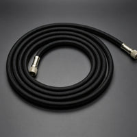 Braided Air Hose Threaded Braided Hose with Fittings Leak-Tested High-Temperature for Hobbyists, Airbrushing, Spray Painting