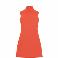Colorfast 1/6 Doll Turtleneck Mini Dress Stretchy 1/6 Scale Dress Cloth Material Easy to Put on for Display, Photo Shoots