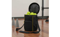 Large Capacity Pickleball Storage Bag Waterproof Tennis Ball Bag Water-Resistant Portable Ball Carrier Removable Shoulder Strap for Outdoor, Training