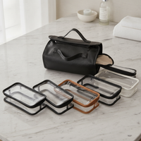 4-in-1 Detachable Travel Cosmetic Bag Large Capacity Foldable Organizer