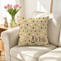 Easter Bunny Pillow Cover Holiday Gift Throw Pillow Cover Cottagecore Decor Easter Bunny Pillowcase for Decorators, Sofa, Bedroom