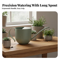 Long Spout Watering Can Rust-Resistant Stainless Steel Watering Can House Plant Waterer Long-Lasting Gardening Supplies
