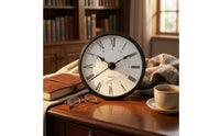 Black Metal Hands Round Quartz Clock Insert Plastic Frame Quartz Clock Insert Movement Insert Rubber Band Household Part