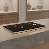 Jewelry Display with Gold Base Practical Velvet Jewelry Stand Luxury for Showcases