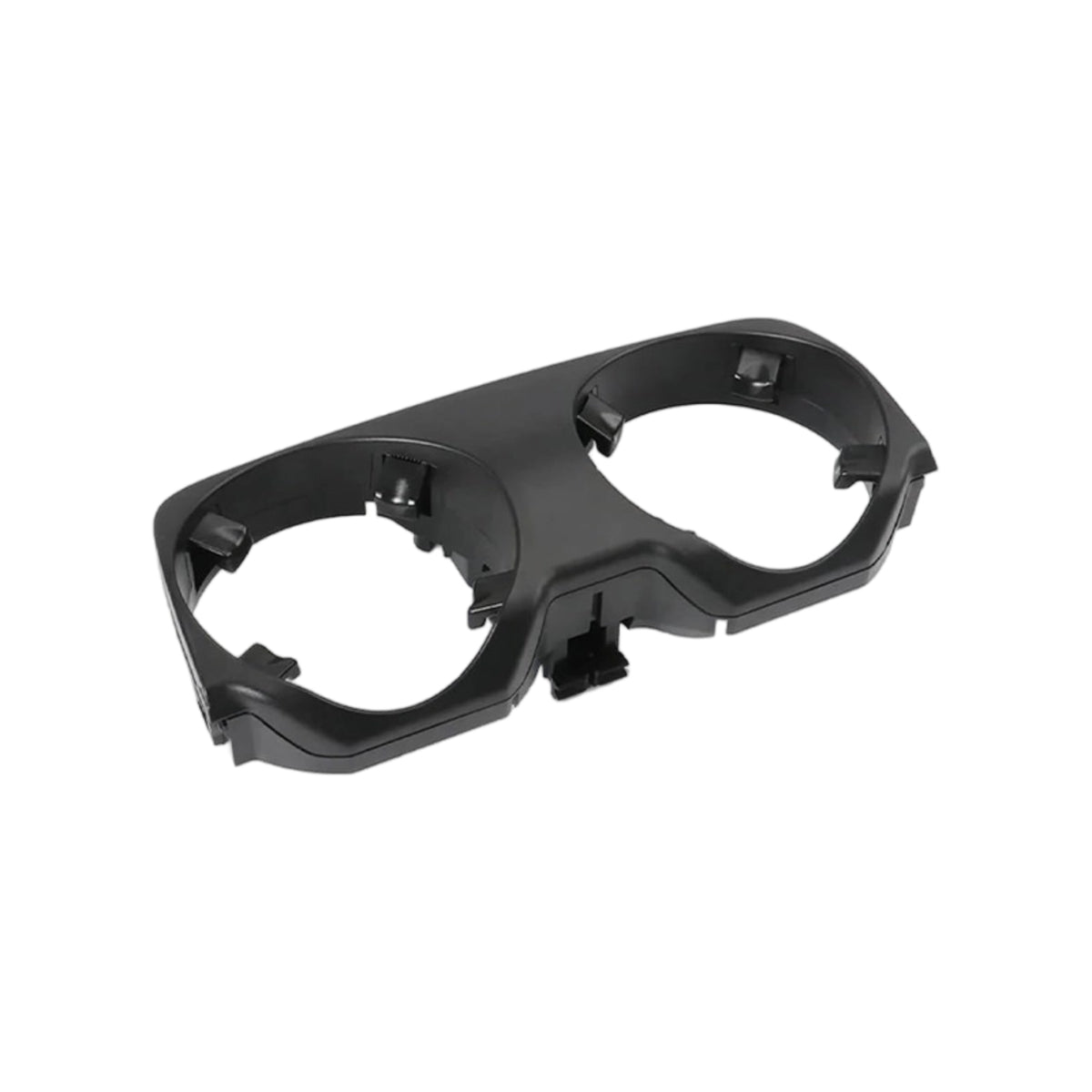 Cup Holder Frame with Mounting Tabs Replacement Center Console Cup Holder Low-Profile Compact Console  for DIY Mechanics