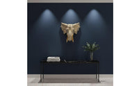Elephant Head Wall Sculpture Geometric Elephant Head Wall Mount Art for Entryway, Office