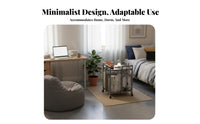 360-Degree Rotation Rotating Storage Cart Movable with casters Rolling Organizer Cart Easy Movement Storage Trolley Space-Saving Design for Office Workers, Homeowners, Dormitory, Small Spaces, Bedroom, Study Room