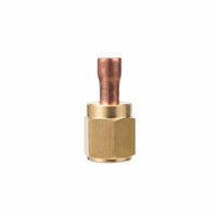 Cooling System Copper Pipe Connector High-Pressure Resistant Flared Nut to Sweat Adapter Leak Brass to Copper Pipe Adapter