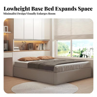 Platform-& design & design raisetop Storage Bed Space Saving Gas raise Ottoman Frame Slatted sturdy Bedroom Furniture box-boxlessNoisenoiseless boxless Needed for Apartment Dwellers, homeowners, Students, Small areas, Guest Room