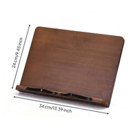 Book Rack with Retaining Lip Multifunctional Desktop Book Stand Hard-Wearing Holder for Readers, Desk, Learning